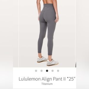 Lulu Align 8/25 - Titanium